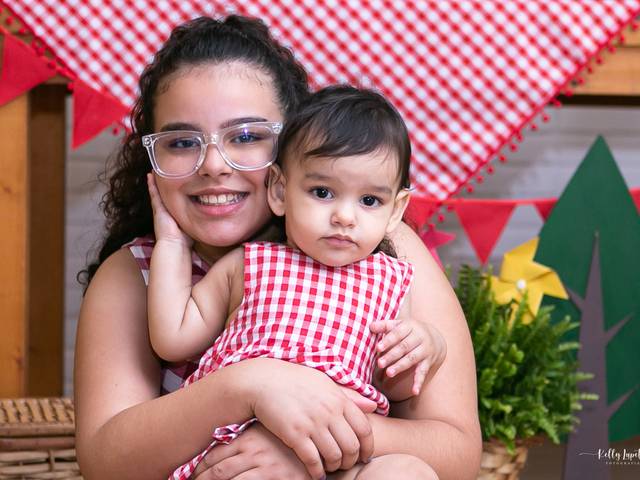 Minha festa de Laura e Bia