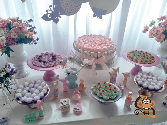 Chá de bebê de Tema borboletas