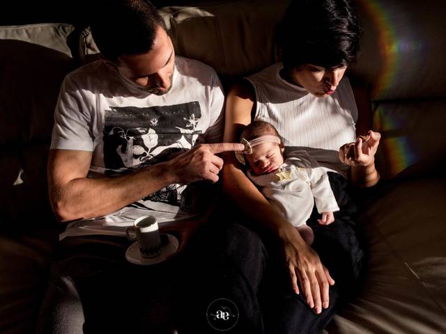 His. Prec. da Infância de Primeiro mês de vida da Maria Alice em casa