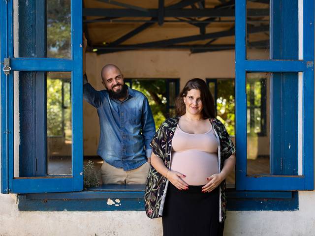Ensaio Gestante de Ana, Bruno e Lorena