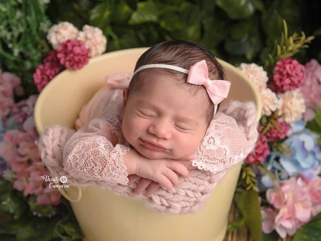 Newborn de 💙 Ísis com 8 dias 💙