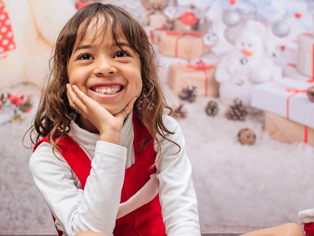 Infantil de Fotos de Natal da Izabella