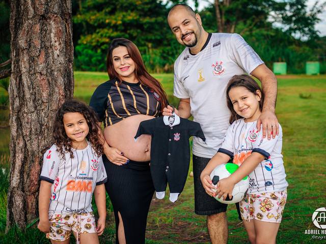 Gestante de Maria e Família