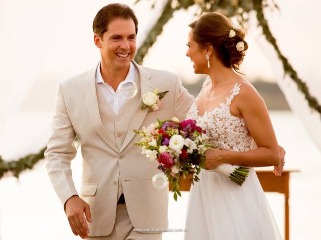 Casamento - Wedding de Casamento Carolina e Walbinsom - Ilha das Tribos - Brasilia - DF - Sandro Andrade Fotografias