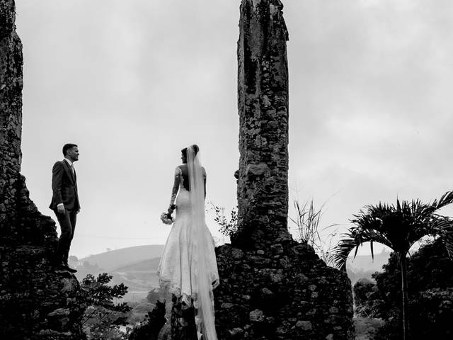 Pós wedding de Ensaio Pós Casamento Gabriela e David - Convento da Penha, Igreja em Ruinas e Museu da Vale - ES - Sandro Andrade