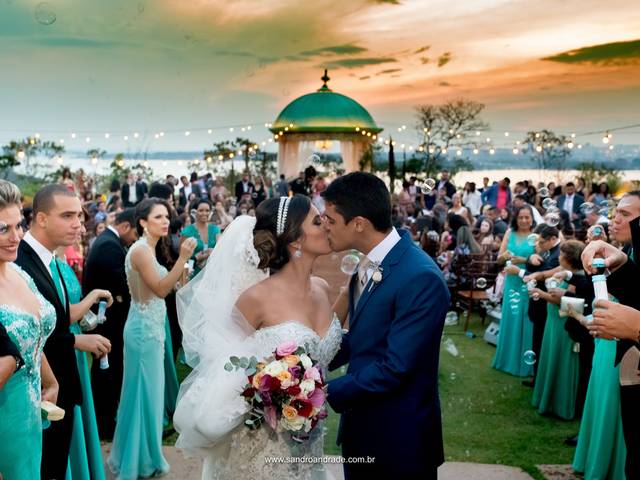 Casamento - Wedding de Fotografia de Casamento Milena e João - Villa Giardini - Brasília - DF - Sandro Andrade