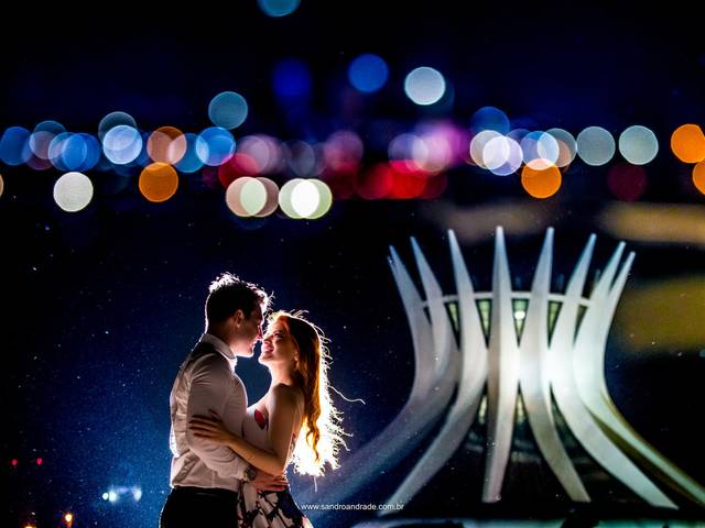 Pré wedding de Ensaio de Noivos Letícia e Guilherme - DF - Sandro Andrade Fotografias