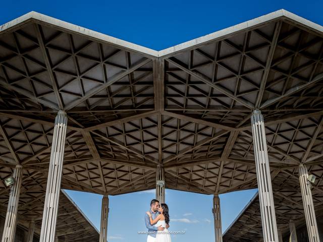 Pré wedding de Fotografia de Casal na UNB Camila e Humberto - Brasília - DF - Sandro Andrade