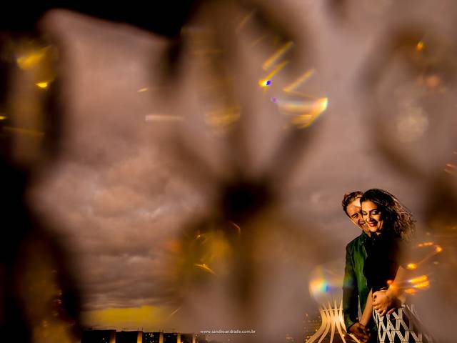 Pré wedding de Ensaio Pré Casamento Julieta e Odenir nos Monumentos Arquitetônicos de Brasilia - DF - Sandro Andrade Fotografias