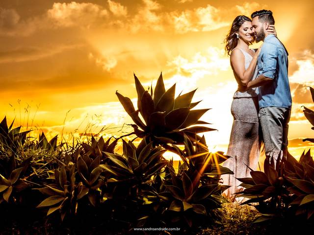 Pré wedding de Ensaio Romântico de Lia e Tulio - Paraíso na Terra - Brazlandia - Sandro Andrade Fotografias