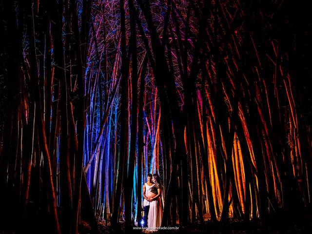 Gestante de Ensaio Gestante Raniele e Robin - Parque de Águas Claras - DF - Sandro Andrade Fotografias