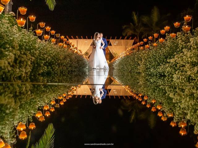 Casamento - Wedding de Casamento de Elinete e Diego - Porto Cristal - Brasília - DF -  Sandro Andrade Fotografias