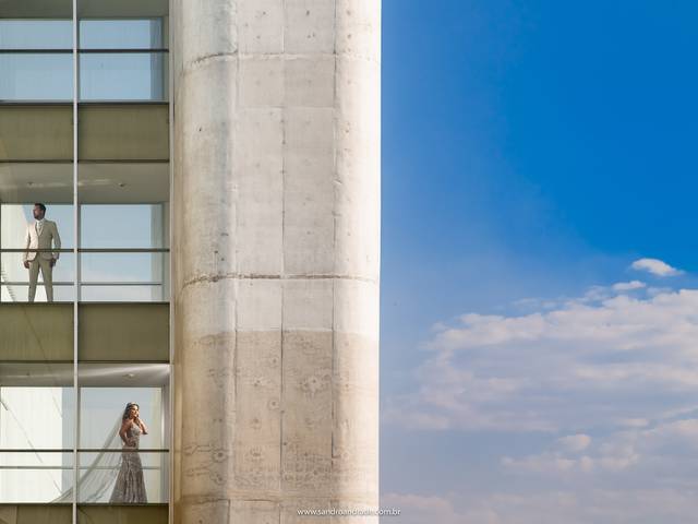 Pós wedding de Pós Casamento de Julia e Kahio - Hotel Brasília Palace - DF - Sandro Andrade Fotografias