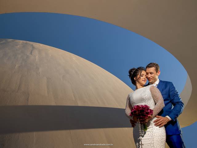 Pós wedding de Pós Casamento Mayara e Wedson - Monumentos Arquitetônicos de Brasilia - Catedral de Brasília - Panteão da Pátria - Sandro Andrade Fotografias - Brasilia - DF