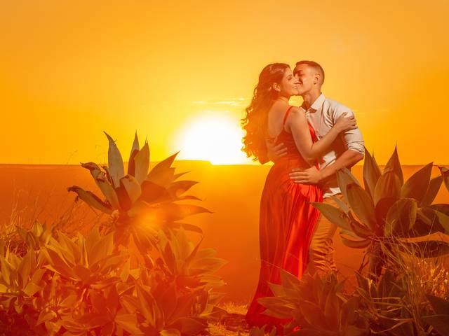 Pré wedding de Ensaio Romantico Dani e Ítalo - Paraíso na Terra - Sandro Andrade Fotografias - Brazlândia - DF