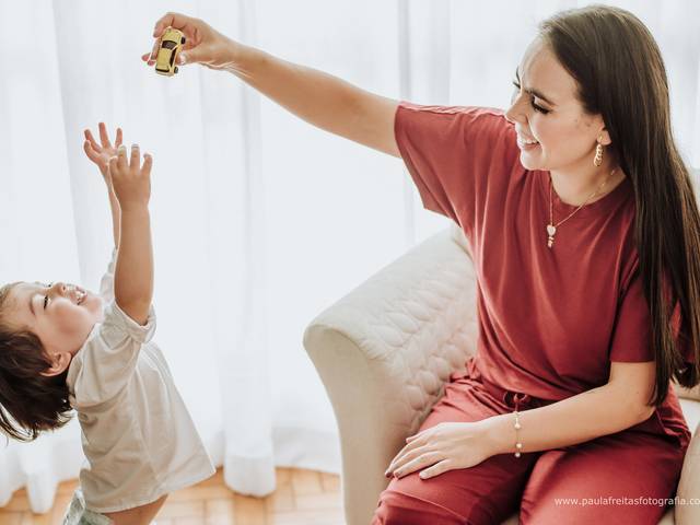 Estúdio  de Stephanie e Lorenzo - Dia das Mães 