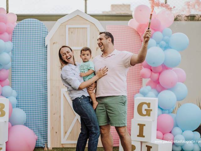 Infantil de Olivia - Chá Revelação