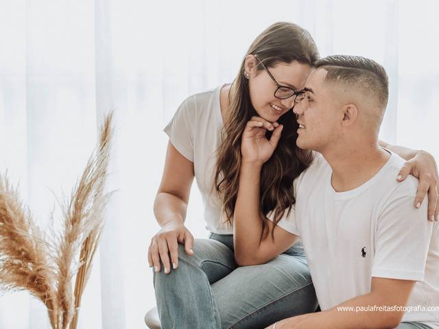 Estúdio  de Jessica e Lucas - Ensaio de Casal