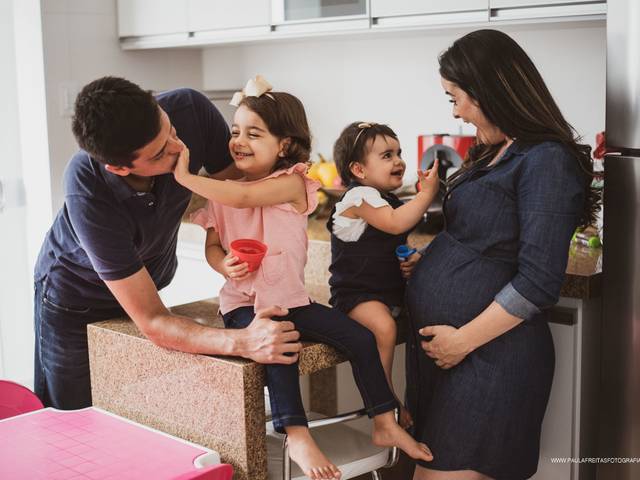 Gestante de Antonela - Ensaio em casa