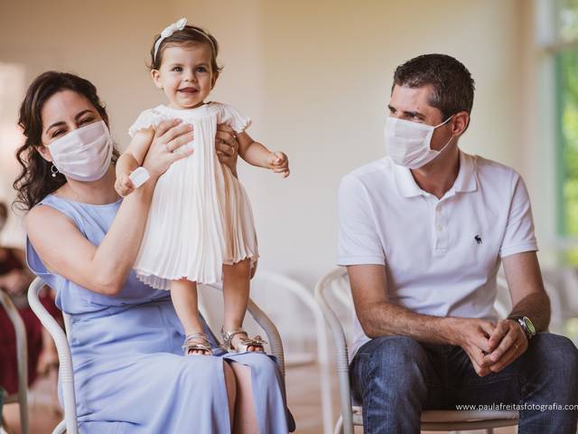 Batizado  de Luiza - batizado e um aninho