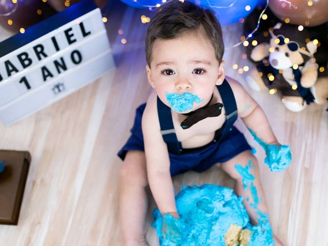 Smash The cake  de Ensaio Smash The Cake Ursinho Aviador do Gabriel