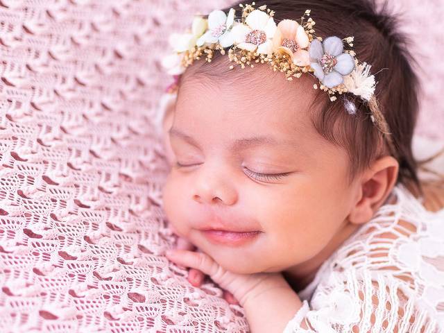 Newborn  de Pequena Lavínia Ensaio de Newborn