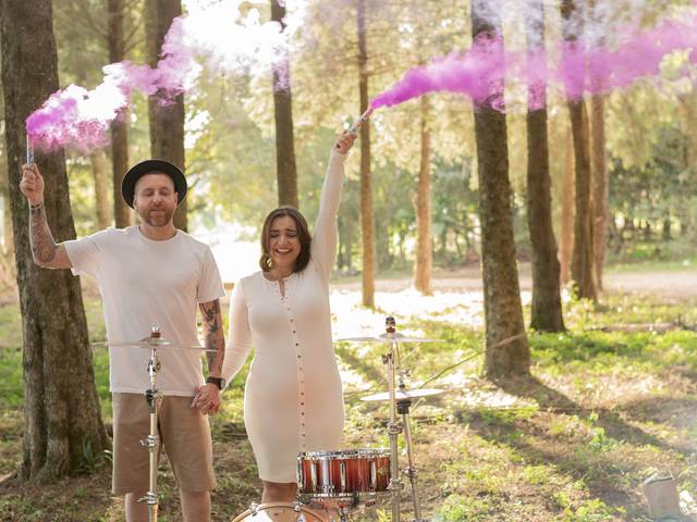 Gestante de Ensaio Revelação Stephanie e Augusto