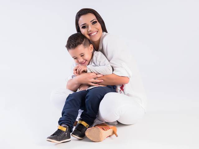 Família de Pietro e a mamãe coruja Amanda