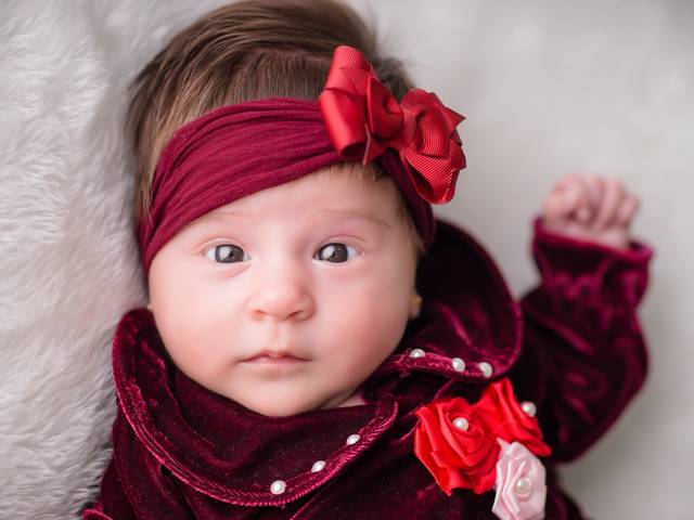 Infantil de Olívia 1 mês