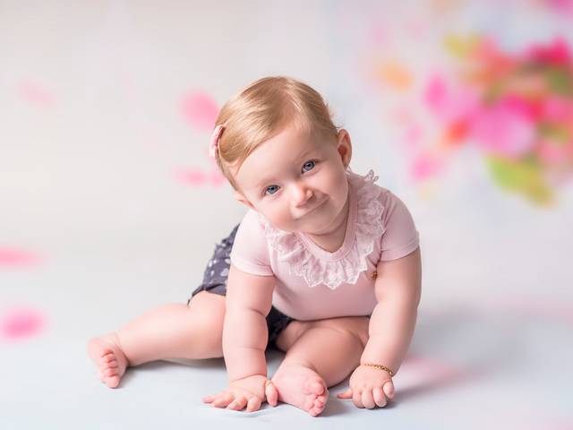 Infantil de Os 9 meses de Teodora