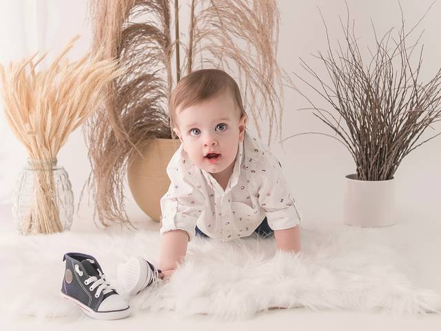 Infantil de Acompanhamento do Heitor - Foto mês a mês