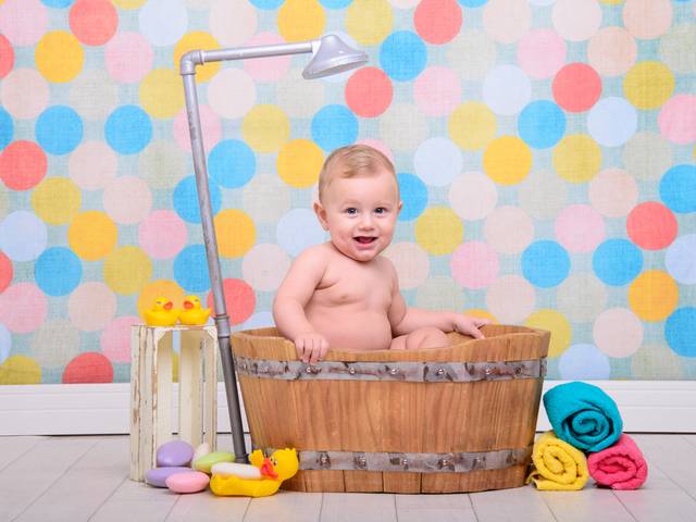 Acompanhamento Mensal de Acompanhamento mensal de bebês - Sessão Banho