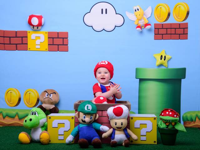 Acompanhamento Mensal de Acompanhamento mensal de bebês - Sessão Super Mário