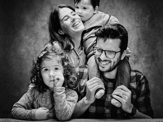 Família de Sessão de Familia em Estúdio Sever do Vouga