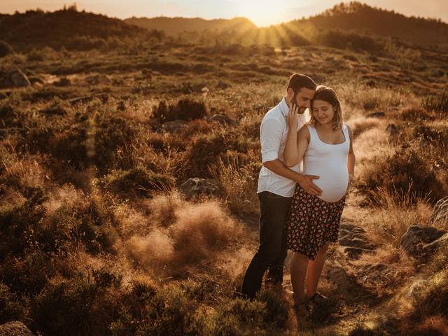 Família de Sessão de Grávida em Aveiro 