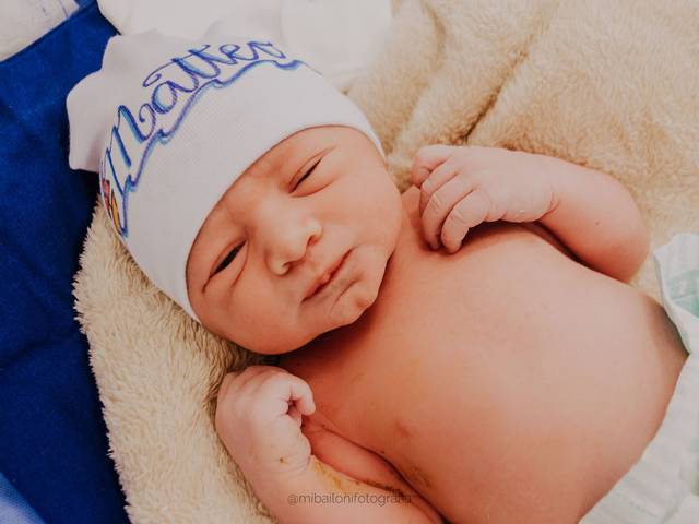 Fotografia de Parto de Boas vindas ao Matteo