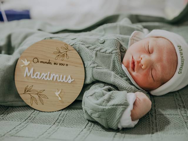 Fotografia de Parto de Boas vindas ao Maximus