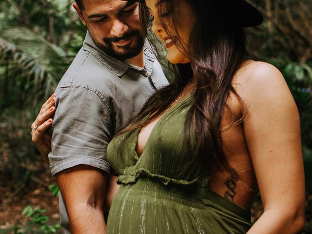 Ensaio Gestante LifeStyle de À Espera do Caetano