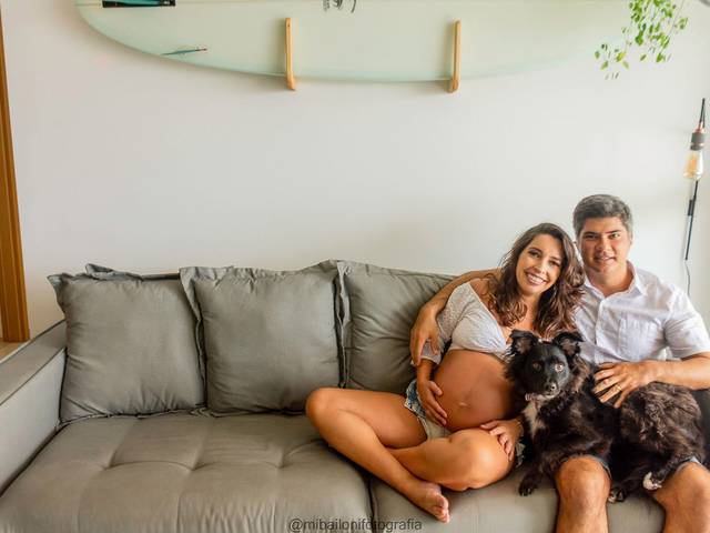 Ensaio Gestante LifeStyle de À espera da Manuela