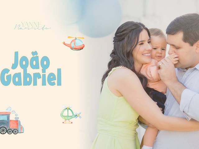 Álbuns Diagramados de 1 ano de João Gabriel (Vanessa + Flavinho)