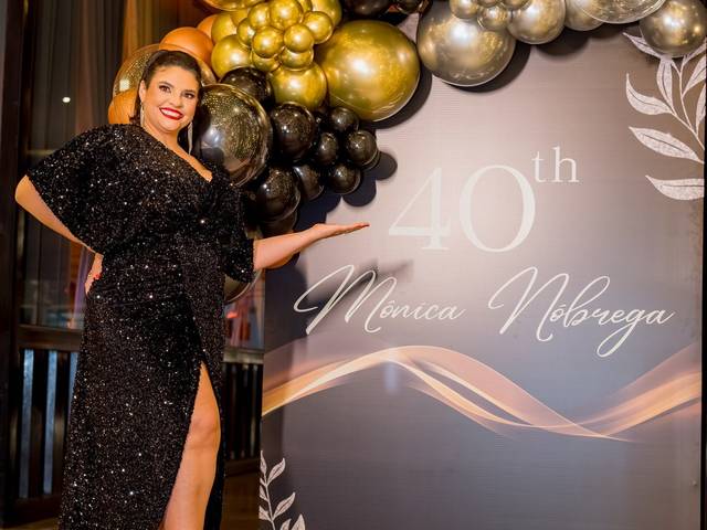 EVENTOS PELA STAFF de Monica 40 anos