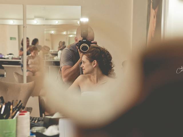 Making Off de Rakel em seu dia de Noiva no Salão