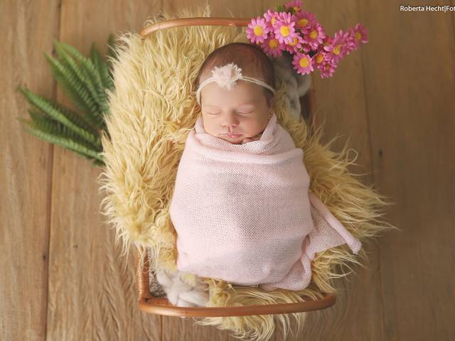 Newborn de Newborn Antônia, 16 dias. <3