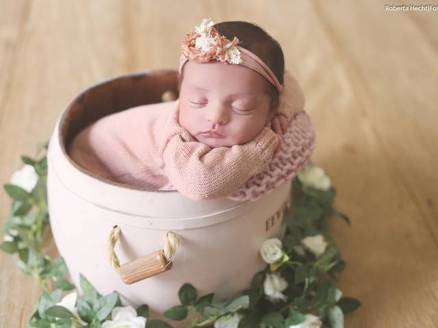 Newborn de Newborn Antônia, 16 dias. <3