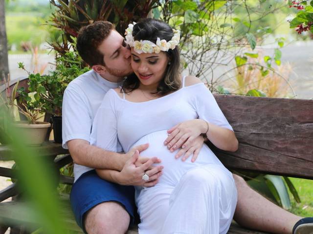 Gestante de Gabriela e Felipe