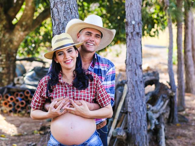 Gestante de Luciana e Alváro