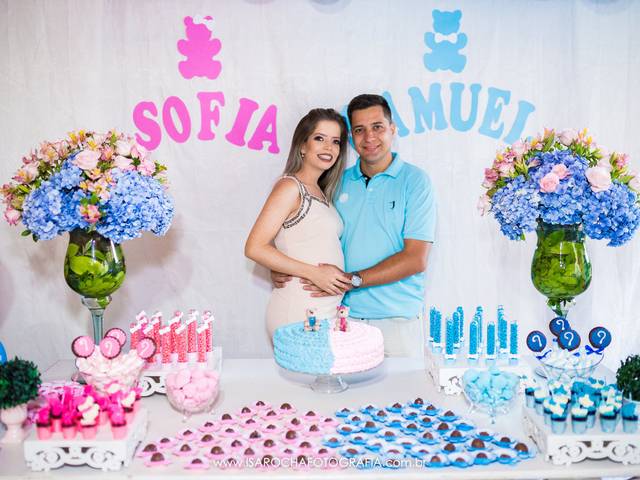 Gestante de Laiara e Jaderson - Chá de Revelação