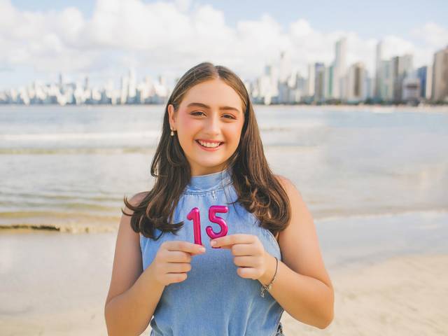15 ANOS de ENSAIO 15 ANOS / DEBUTANTE NA PRAIA