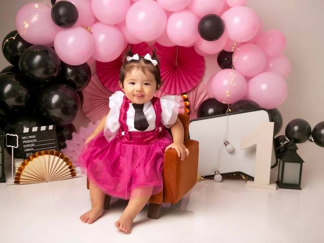 ENSAIO INFANTIL de Ensaio Smash de Frutas em Balneário Camboriú para o Primeiro Aninho do Seu Bebê