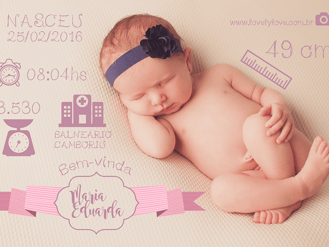 NEWBORN (recém nascido) de Quadrinho do bebê - quadro de boas vindas